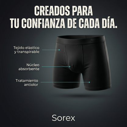 Bóxer absorbente Sorex™ - Protección discreta para el día a día