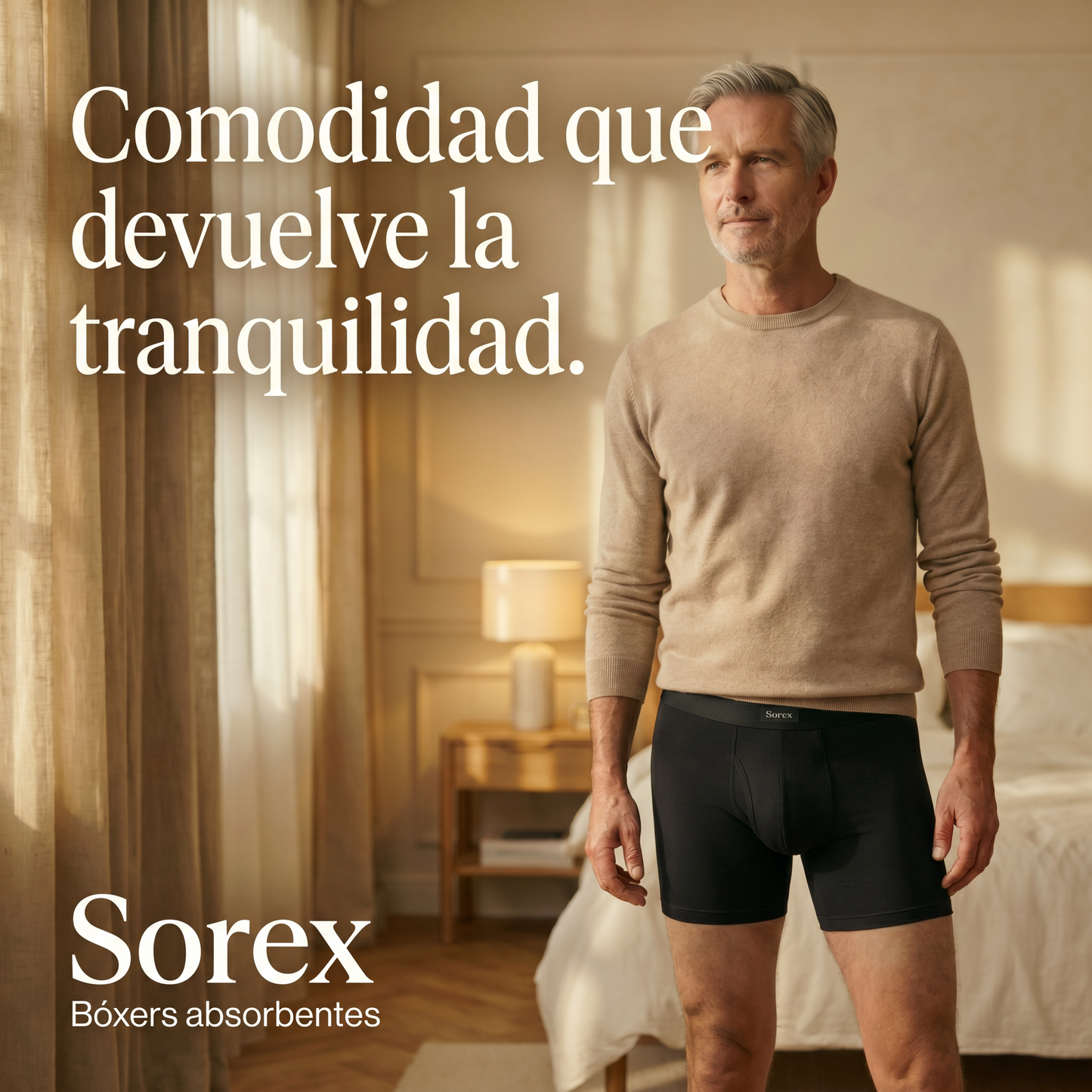 Bóxer absorbente Sorex™ - Protección discreta para el día a día